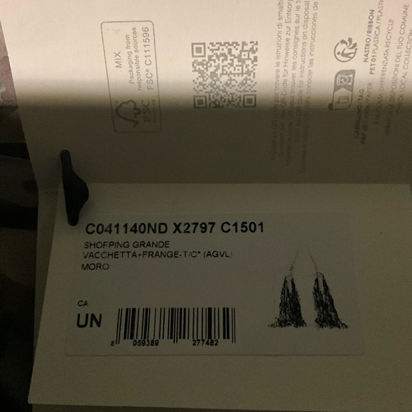 Campomaggi Zefiro fringe bag NEW - Picture 4 of 6